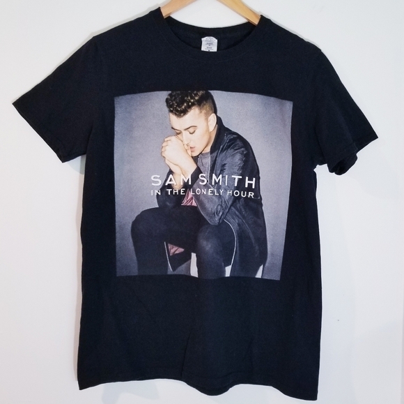 SAM Smith The Lonely Tour 2015 Concert Band Tee - Picture 1 of 7